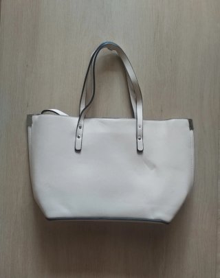 BOLSO BLANCO MANGO