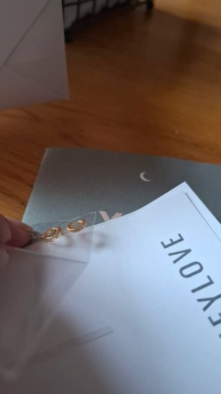 Piercing Heylove Dorados con Brillantes