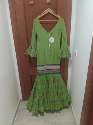Vestido Gitana canastero Micaela Villa Verde manza