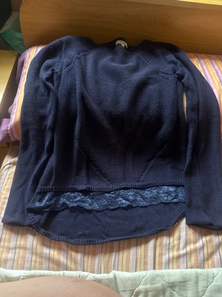 Jersey punto azul entretiempo