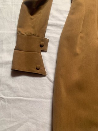 Vestido camel manga larga