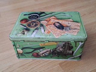 Caja de Cola Cao de los años 70