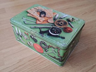 Caja de Cola Cao de los años 70