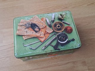 Caja de Cola Cao de los años 70
