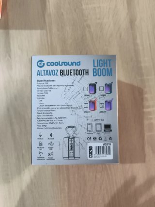 Altavoz Coolsound Light Boom Bluetooth 5W