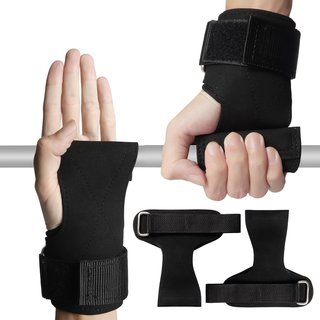 Straps de cuero para gimnasio, levantamiento Pesas