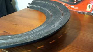 Scalextric: 6 curvas Super Racing + 6 soportes