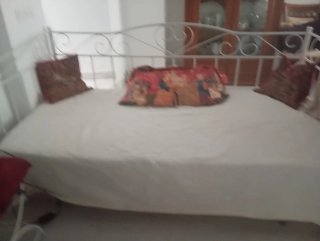 Cama Diván Francés Forja Blanco
