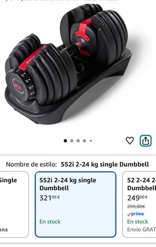 Juego de Mancuernas Bowflex SelectTech 552i