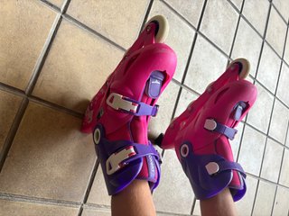 Patines Oxelo rosas talla 32-34