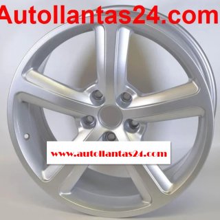 Juego 4 llantas para audi madrid plata 18 r313531