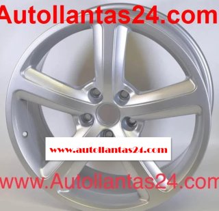 Juego 4 llantas para audi madrid plata 18 r313531