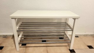 Banco Zapatero Ikea Tjusig Blanco