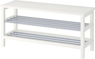 Banco Zapatero Ikea Tjusig Blanco