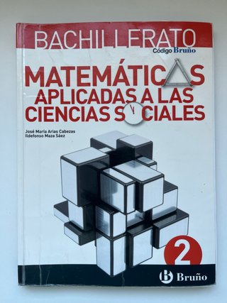 Matemáticas aplicadas a las ciencias sociales, ...