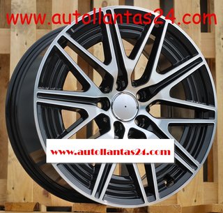 JUEGO DE 4 LLANTAS MERCEDES 8849 BLACK MET r246698