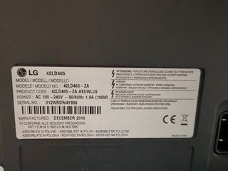 Televisor LG 42 Negro