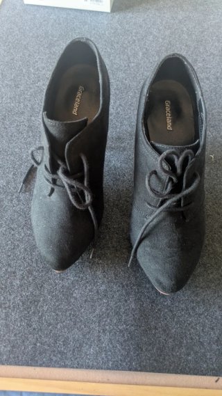 Zapatos Graceland negros de plataforma