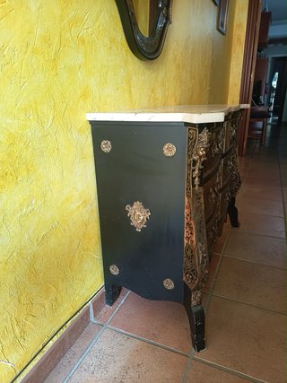 Cómoda Vintage Mármol y Bronce