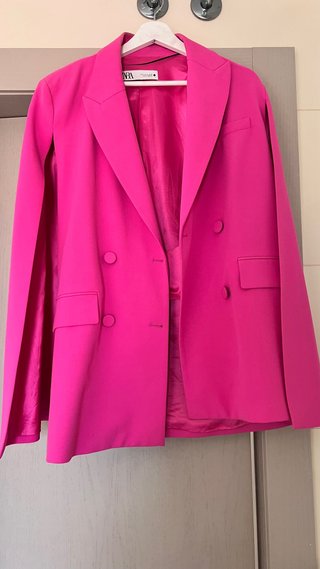 Capa Blazer Rosa Zara