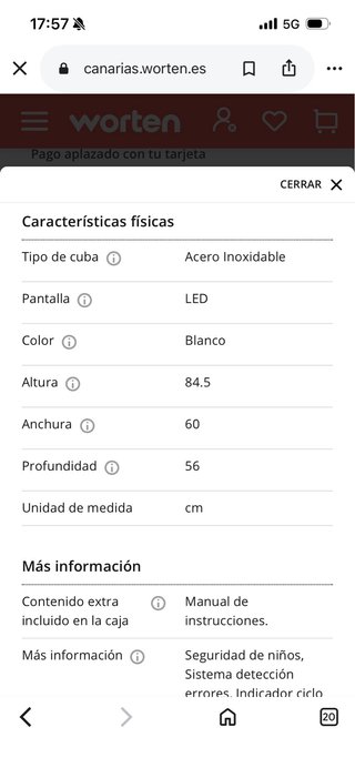 Lavatrice Corberó CLA 2180W