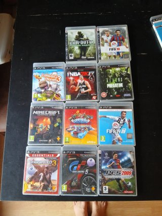 PS3 + muuuuchos juegos + 3 mandos