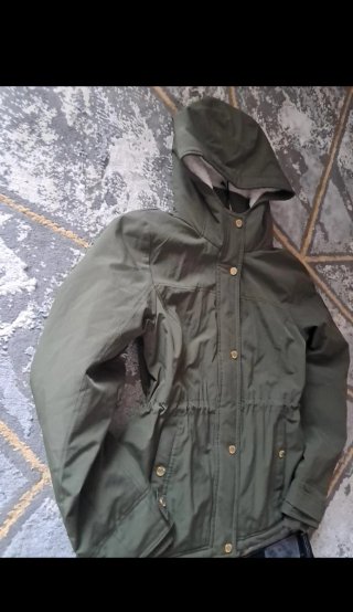 Chaqueta Hollister Verde Militar Talla S