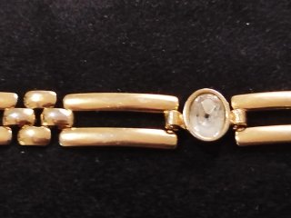 Pulsera y pendientes chapado oro