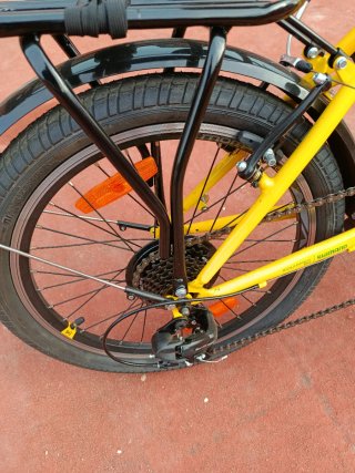 Bicicleta Plegable Ricola Amarilla