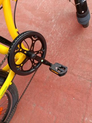Bicicleta Plegable Ricola Amarilla