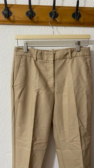 Pantalón de vestir beige de pinza