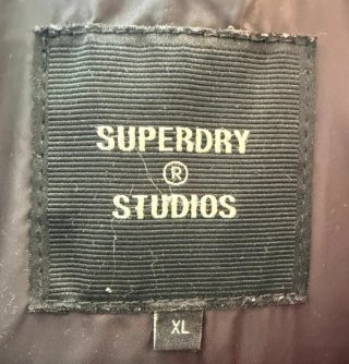 Plumas largo Superdry beige