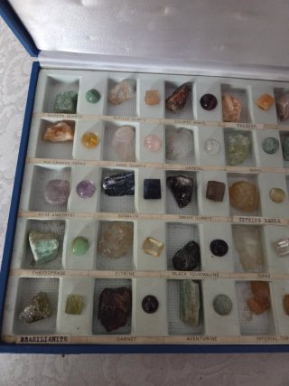 Colección vintage piedras de Brasil - 30 minerales