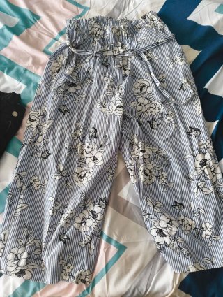 Pantalón Algodón Estampado Talla 42