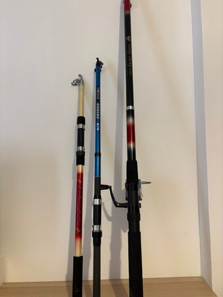 Set de 3 Cañas de Pesca