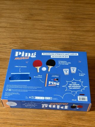 Set de Mini Ping Pong para Fiestas