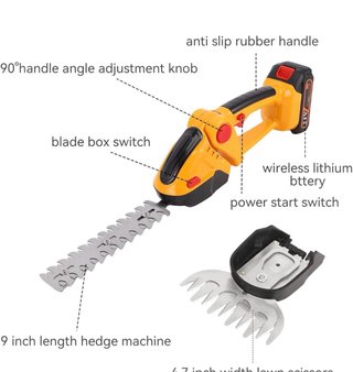 Cortasetos a Batería con Brazo Extensor
