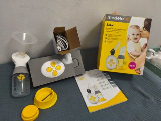 Sacaleches Eléctrico Medela Solo para Pecho Grande