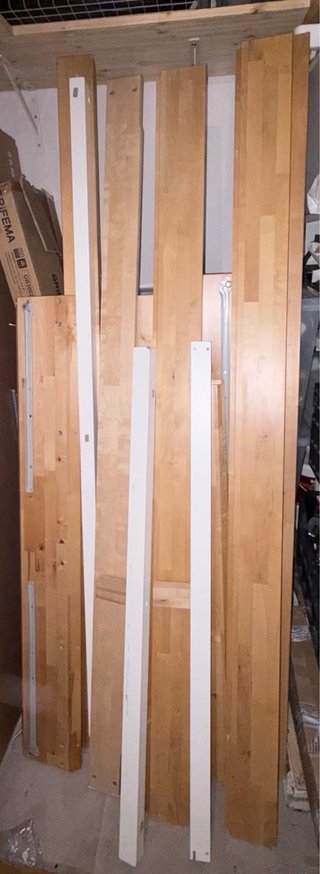 Cama IKEA MANDAL 140x200 cm con 4 cajones