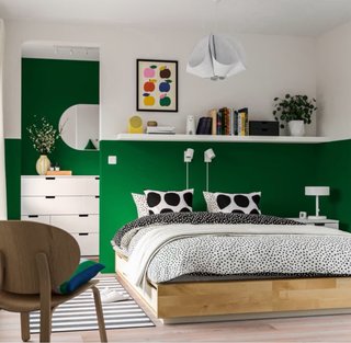 Cama IKEA MANDAL 140x200 cm con 4 cajones