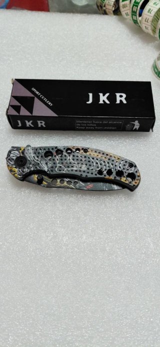 Navaja JKR con diseño estampado