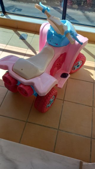 Quad Eléctrico Infantil Rosa y Azul