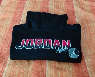 Sudadera Jordan Negra con Capucha