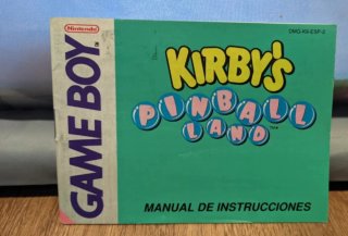 Manual Kirby's Pinball Land Game Boy Nintendo