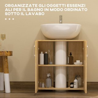 Mueble de baño suspendido bajo el lavabo de 2 puer