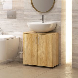 Mueble de baño suspendido bajo el lavabo de 2 puer
