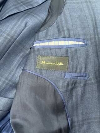 Traje de caballero a cuadros
