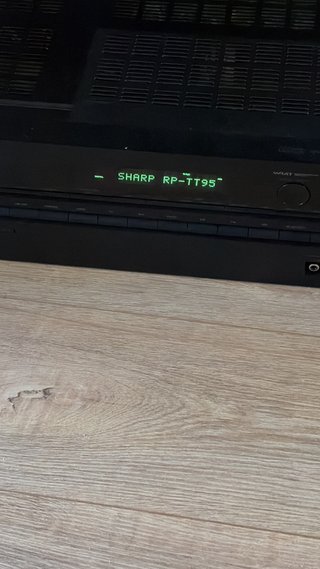 Tocadiscos Sharp Automático con Bluetooth y mando