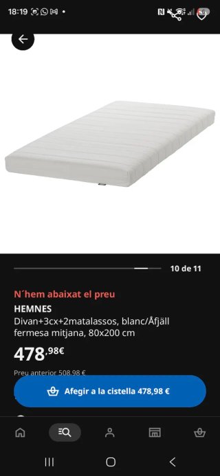 Cama diván Ikea Hemnes
