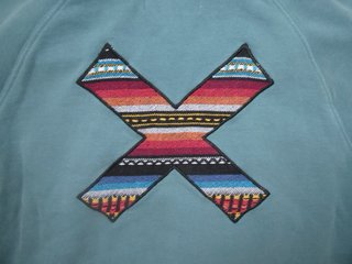 Sudadera Blue Banana con diseño X